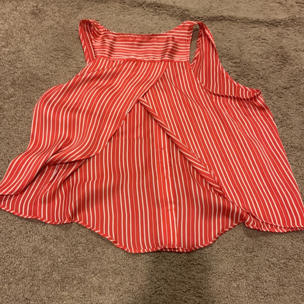 red button down - Picture 2 of 2